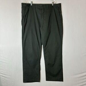 Banana Republic Jeans Mens 42x32 Gray Denim Chino Slim Fit Aiden Brushed